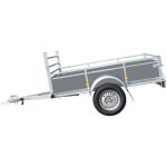 Remorque bw 201 grise – 1 essieu 750kg